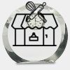 [CRY169] 4.5" Round Crystal Clock Thumbnail