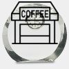 [CRY169] 4.5" Round Crystal Clock Thumbnail