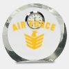 [CRY169] 4.5" Round Crystal Clock Thumbnail