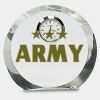 [CRY169] 4.5" Round Crystal Clock Thumbnail