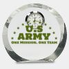 [CRY169] 4.5" Round Crystal Clock Thumbnail