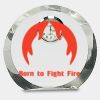 [CRY169] 4.5" Round Crystal Clock Thumbnail