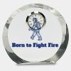 [CRY169] 4.5" Round Crystal Clock Thumbnail