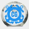 [CRY169] 4.5" Round Crystal Clock Thumbnail