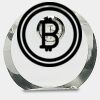 [CRY169] 4.5" Round Crystal Clock Thumbnail