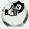 [CRY169] 4.5" Round Crystal Clock Thumbnail