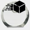[CRY169] 4.5" Round Crystal Clock Thumbnail