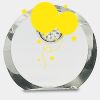 [CRY169] 4.5" Round Crystal Clock Thumbnail