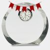 [CRY169] 4.5" Round Crystal Clock Thumbnail