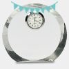 [CRY169] 4.5" Round Crystal Clock Thumbnail