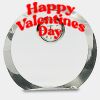 [CRY169] 4.5" Round Crystal Clock Thumbnail