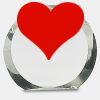 [CRY169] 4.5" Round Crystal Clock Thumbnail