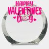 [CRY169] 4.5" Round Crystal Clock Thumbnail