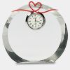 [CRY169] 4.5" Round Crystal Clock Thumbnail