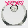 [CRY169] 4.5" Round Crystal Clock Thumbnail