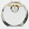 [CRY169] 4.5" Round Crystal Clock Thumbnail
