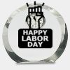 [CRY169] 4.5" Round Crystal Clock Thumbnail