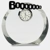 [CRY169] 4.5" Round Crystal Clock Thumbnail