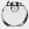 [CRY169] 4.5" Round Crystal Clock Thumbnail