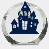 [CRY169] 4.5" Round Crystal Clock Thumbnail