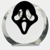 [CRY169] 4.5" Round Crystal Clock Thumbnail