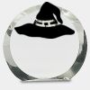 [CRY169] 4.5" Round Crystal Clock Thumbnail