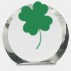 [CRY169] 4.5" Round Crystal Clock Thumbnail