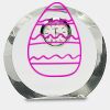 [CRY169] 4.5" Round Crystal Clock Thumbnail