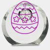 [CRY169] 4.5" Round Crystal Clock Thumbnail