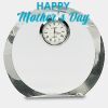 [CRY169] 4.5" Round Crystal Clock Thumbnail