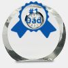 [CRY169] 4.5" Round Crystal Clock Thumbnail