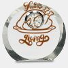 [CRY169] 4.5" Round Crystal Clock Thumbnail