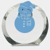 [CRY169] 4.5" Round Crystal Clock Thumbnail