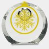 [CRY169] 4.5" Round Crystal Clock Thumbnail