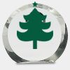 [CRY169] 4.5" Round Crystal Clock Thumbnail