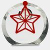 [CRY169] 4.5" Round Crystal Clock Thumbnail