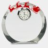 [CRY169] 4.5" Round Crystal Clock Thumbnail
