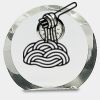 [CRY169] 4.5" Round Crystal Clock Thumbnail