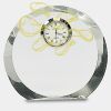 [CRY169] 4.5" Round Crystal Clock Thumbnail