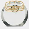 [CRY169] 4.5" Round Crystal Clock Thumbnail