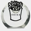 [CRY169] 4.5" Round Crystal Clock Thumbnail