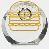 [CRY169] 4.5" Round Crystal Clock Thumbnail
