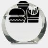 [CRY169] 4.5" Round Crystal Clock Thumbnail