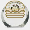 [CRY169] 4.5" Round Crystal Clock Thumbnail