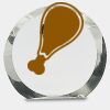 [CRY169] 4.5" Round Crystal Clock Thumbnail