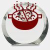 [CRY169] 4.5" Round Crystal Clock Thumbnail