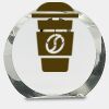 [CRY169] 4.5" Round Crystal Clock Thumbnail