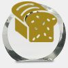 [CRY169] 4.5" Round Crystal Clock Thumbnail