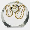 [CRY169] 4.5" Round Crystal Clock Thumbnail