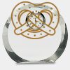 [CRY169] 4.5" Round Crystal Clock Thumbnail